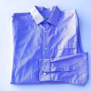 Barakett Purple & White Mini Check Dress Shirt 17